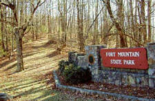 Fort Mountain State Park Entrance