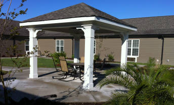 Gazebo in our beautiful enclosed courtyard